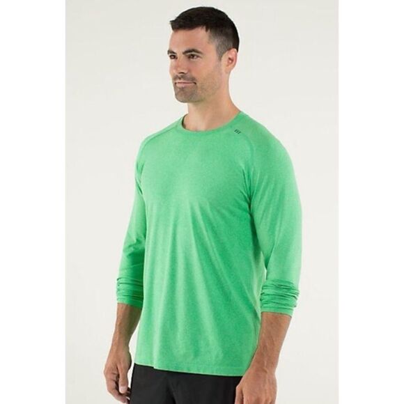 Lululemon Metal Vent Tech Long
Sleeve Shirt in Heathered green Size L - Picture 1 of 7